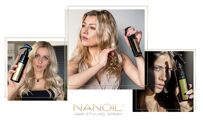 nanoil hair styling spray